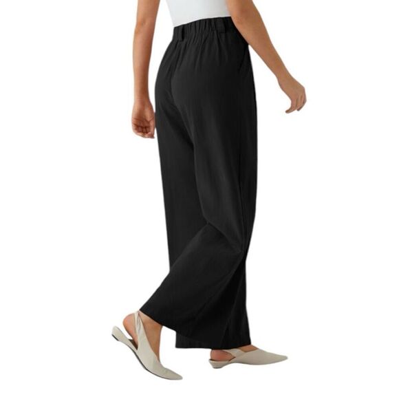 Size M (Regular) Halara High Waisted Plicated Side Pocket Wide Leg Palazzo Pants - Picture 2 of 8